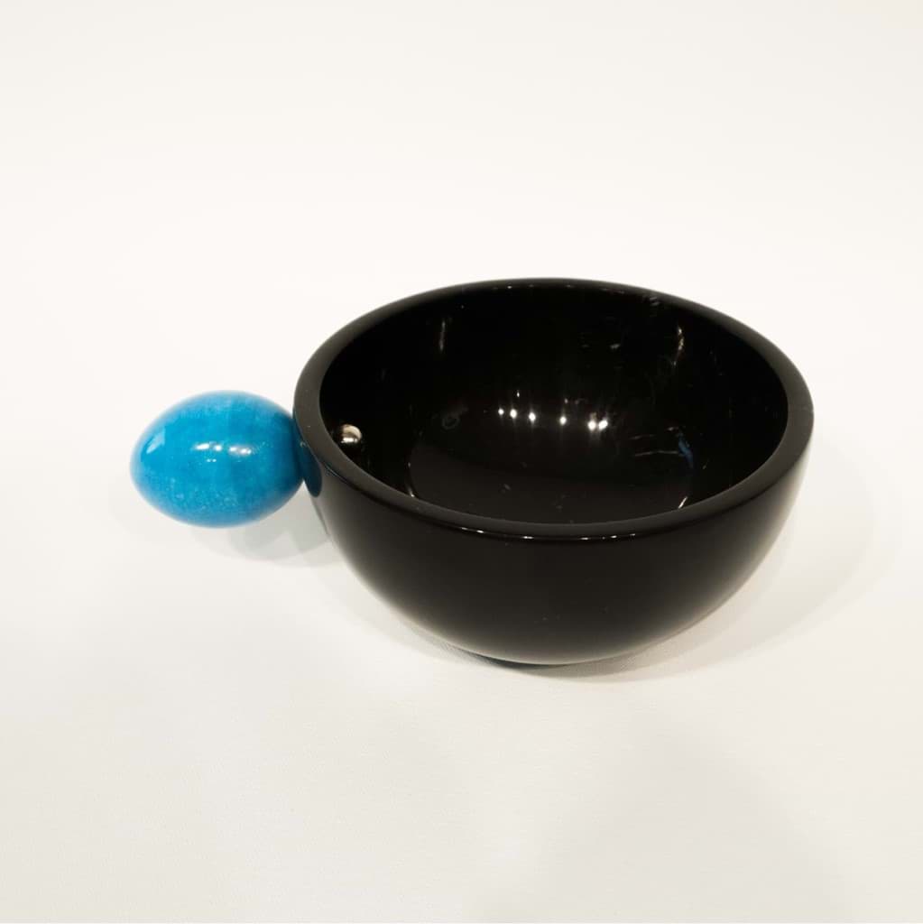 Mavi Saplı Mermer Vazo resmi